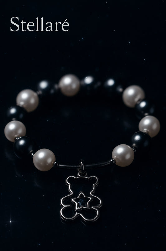 Pearl bear charm
